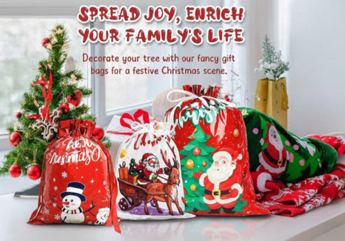 Express Holiday Calm Gift Bags (Biodegradable)