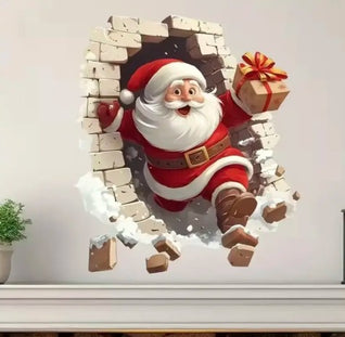 Pop Out!! Santa Sticker